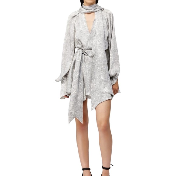 ACLER Doheny Dress in Monochrome Snake size 2 - Picture 11 of 11